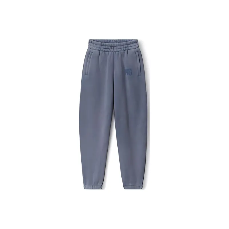 Alexander Wang SS24 Knitted Sports Pants Women's Gray Blue-0
