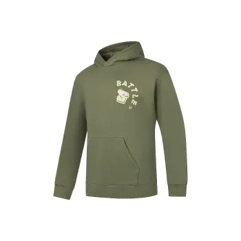 QIAODAN Sports Life Collection FW/AW24 Sweatshirt Men's Gray Mustard Green