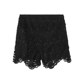 Burberry Lace Biker Shorts 'Black'