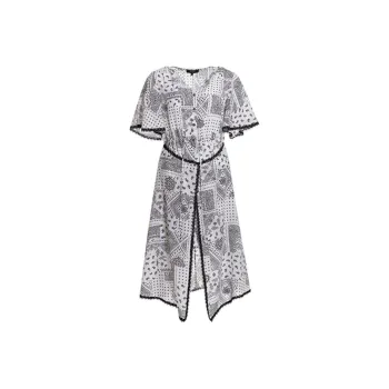 BESIONIA SS22 Short Sleeved Dress Women's Black White