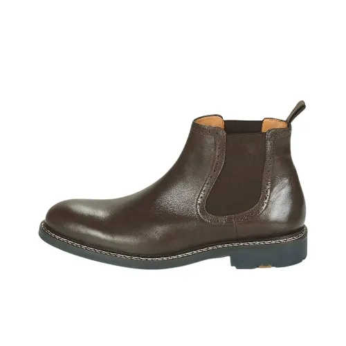 PELLET RAYMOND Ankle Length Chelsea Boots Men's Brown