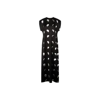 Tuyue Sleeveless Dresses Women's Even The Most Romantic Love Stories Become A Part Of The Past, Black.