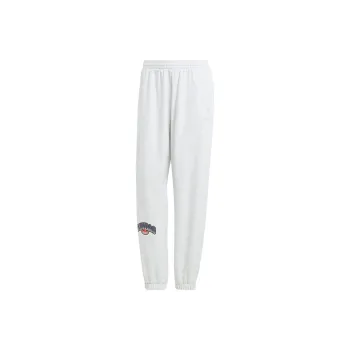 Adidas Originals Loose Fit Sweat Pants Knitted Sports Pants Women's Light Heather Gray