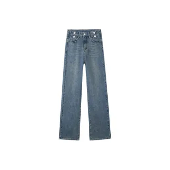 MITUAN Jeans Women's Vintage Blue
