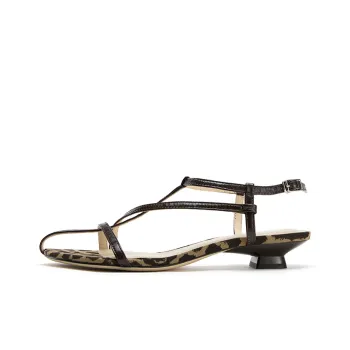 Marie Claire One Strap Sandals Women's Molten Rock Chocolate Brown
