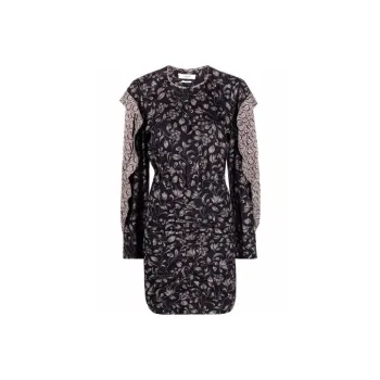 ISABEL MARANT Long-Sleeved Dresses Women's Black