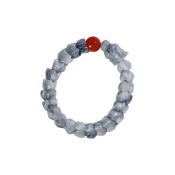 Jade Charm Yao Hetian Jade Bracelets Blue And White Unisex