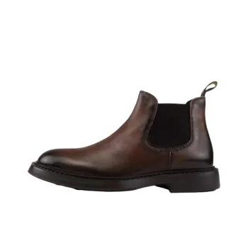 DOUCAL'S Ankle Length Chelsea Boots 3cm Men's Brown
