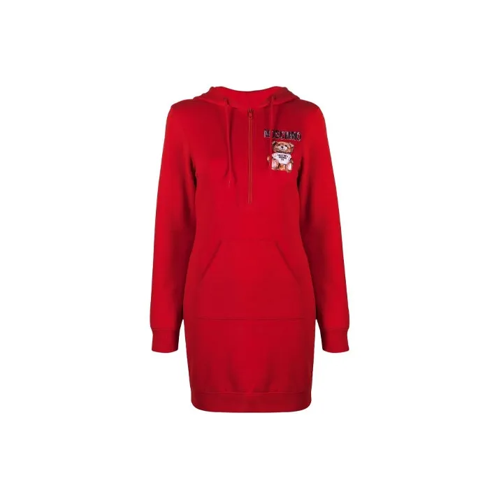 MOSCHINO Long-Sleeved Dresses Women's Red-0