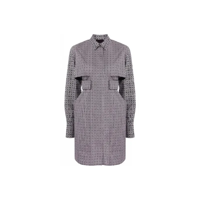 GIVENCHY FW21 Long Sleeved Dresses Women's Black-0