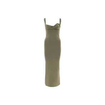 Jacquemus Slip Dresses Women's Green