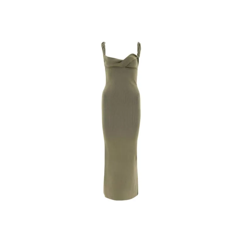 Jacquemus Slip Dresses Women's Green-0