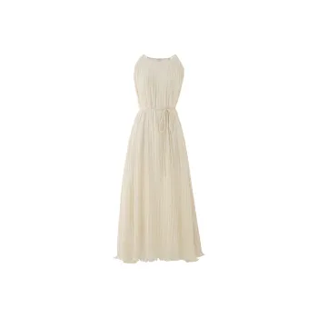 SOON FLOWER Sleeveless Dress Summer Women's Champagne