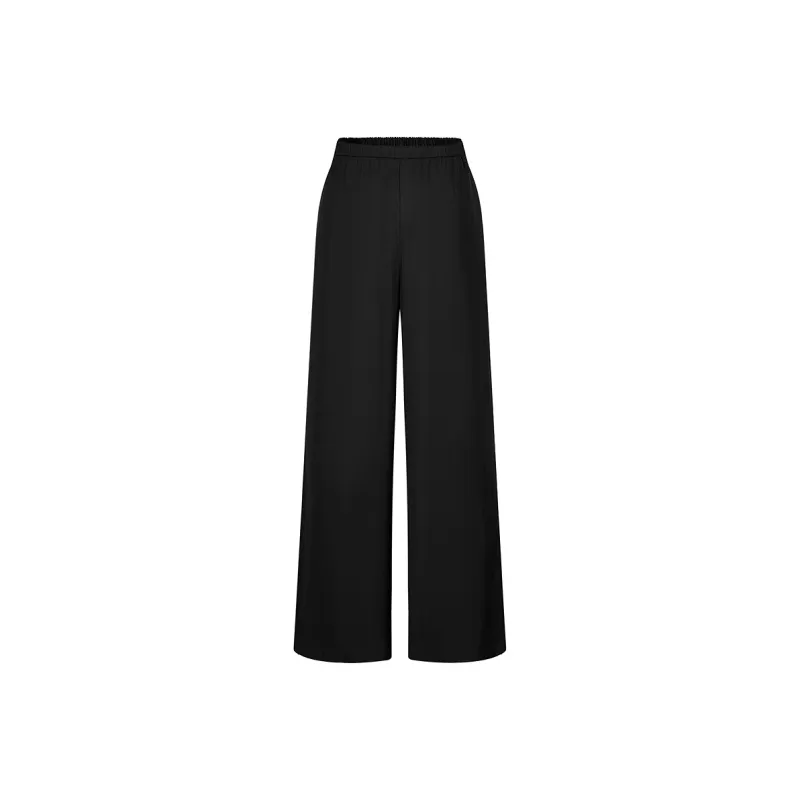 JZ. ANNAKRO Casual Pants Women's Plain Black-0