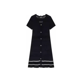 DKNY Short Sleeved Dress Women's Black