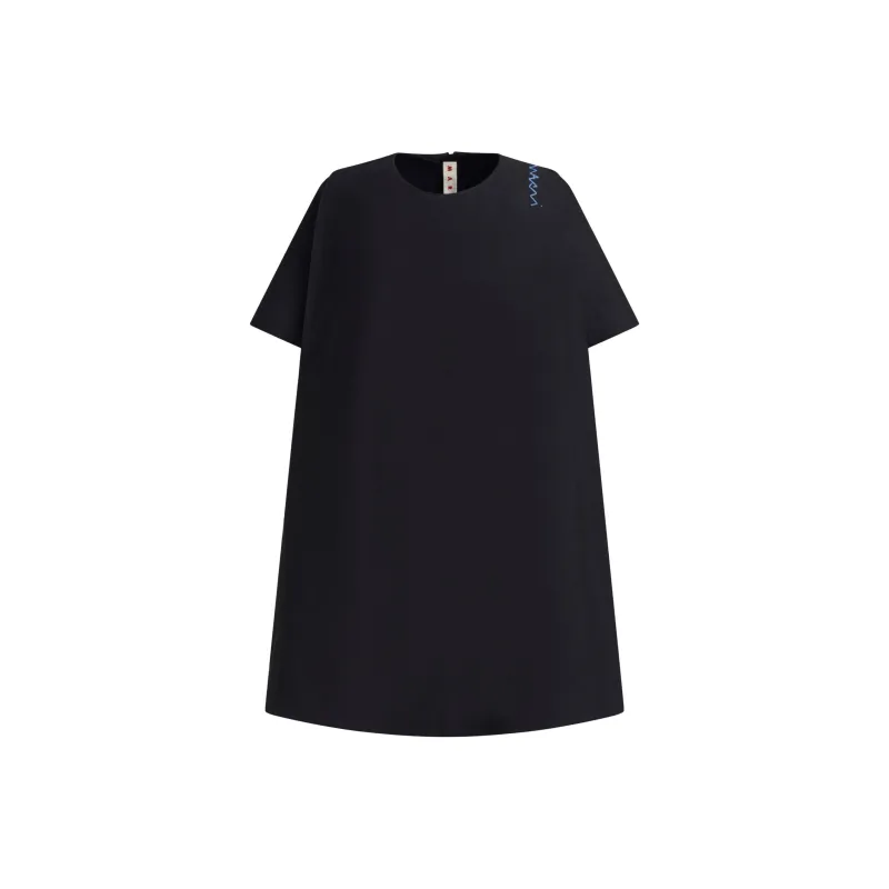 MARNI Logo Symbol Short Flared Dress-0