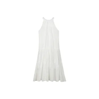 EIDOLON GRAIN Slip Dress Women's White