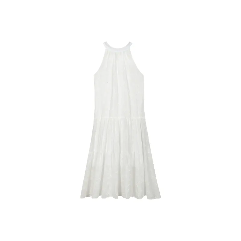 EIDOLON GRAIN Slip Dress Women's White-0