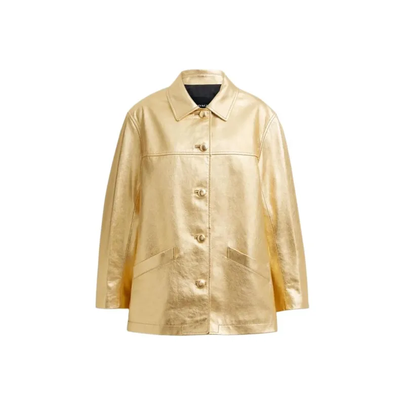 COACH Puffer Jacket Women's Gold-0