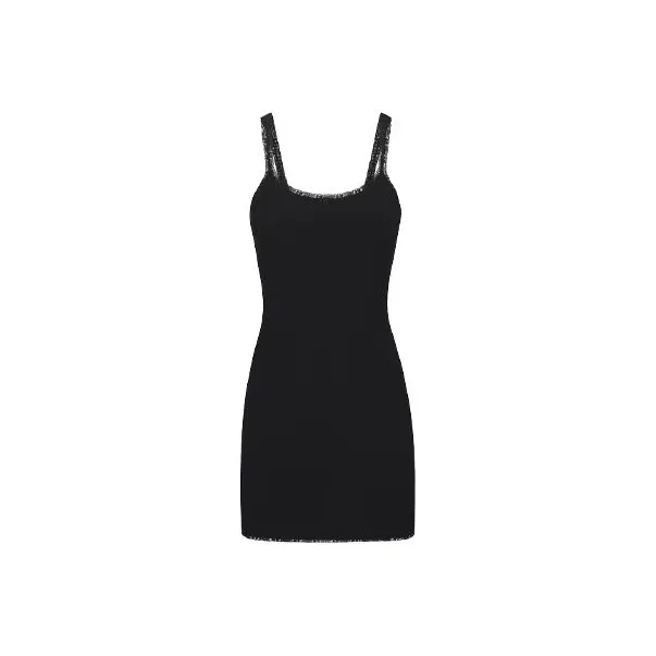 Skims Slip Dresses Women's Black-0