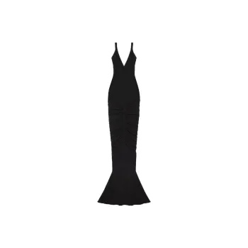 Givenchy Twisted Straps Ruched Dress