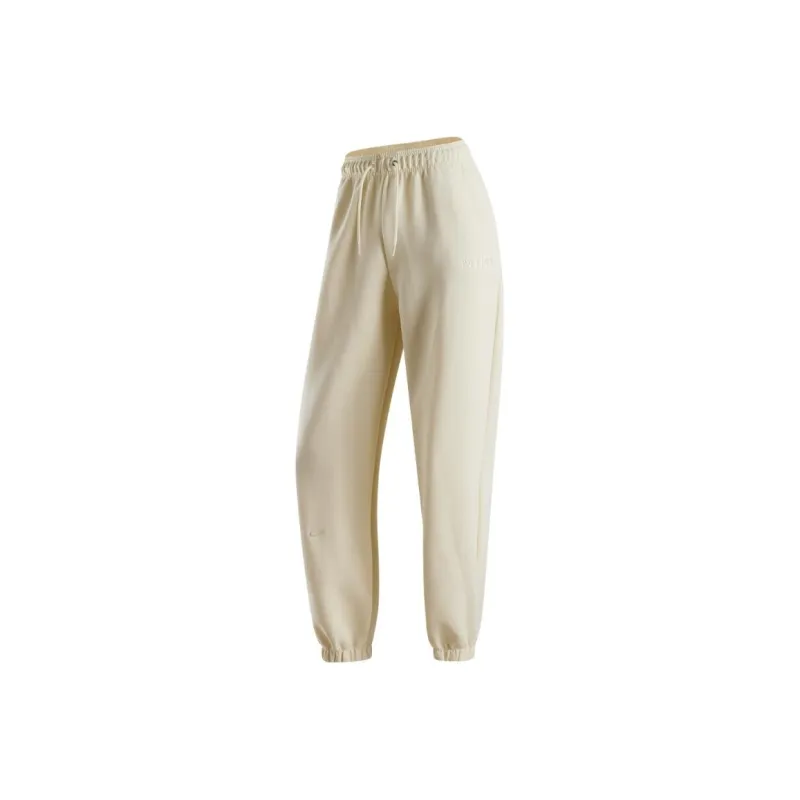 Nike Knitted Sports Pants Women's Ecru-0