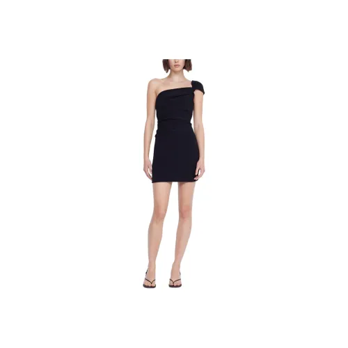 BEC+BRIDGE ELEA ASYM MINI DRESS Short Sleeved Dress Women's BLACK/Black