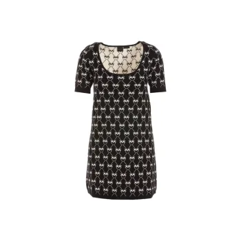 PINKO Short Sleeved Dress Women's Black