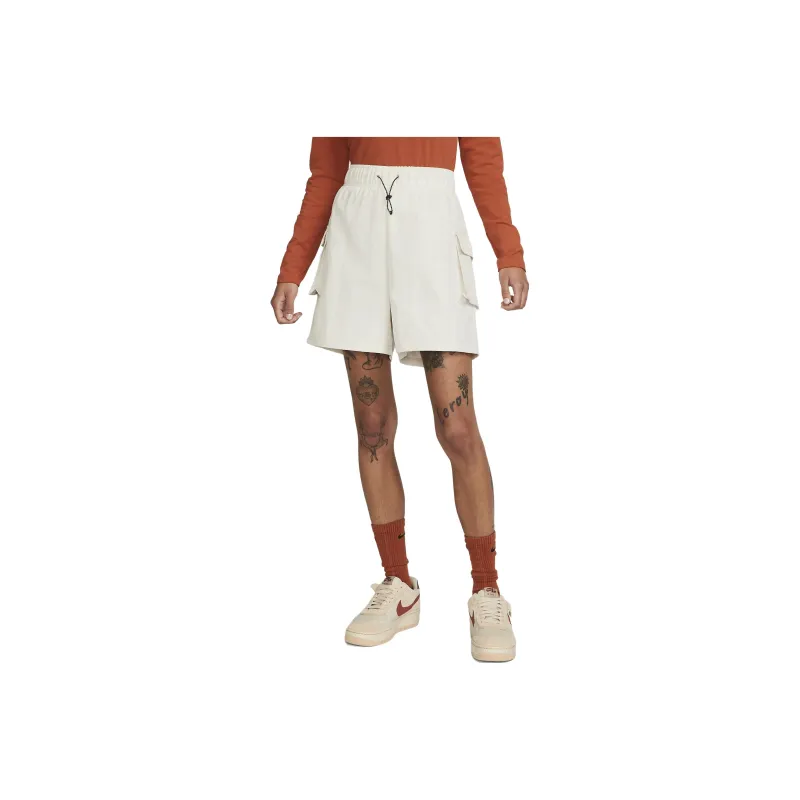 Nike Sportswear Essentials Series Casual Shorts Women's Ivory White-0