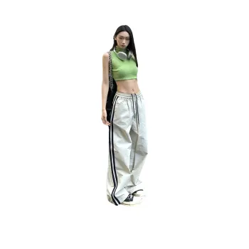 Kazakhstan Casual Pants Women's Light Khaki Navy Blue