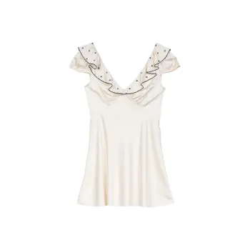 DOEN AVELYN DRESS Short-Sleeved Dresses Women's White