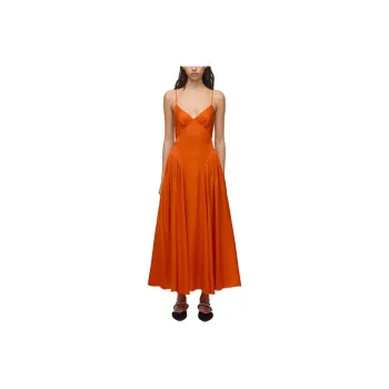 Self-portrait Slip Dresses Women's Orange