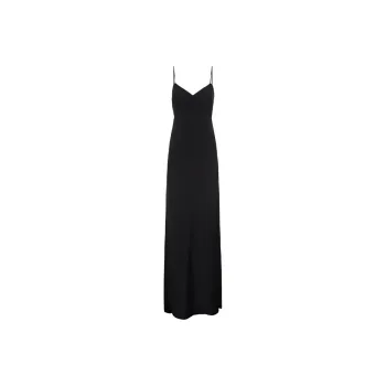 MaxMara V-Neck Satin Slip Dress