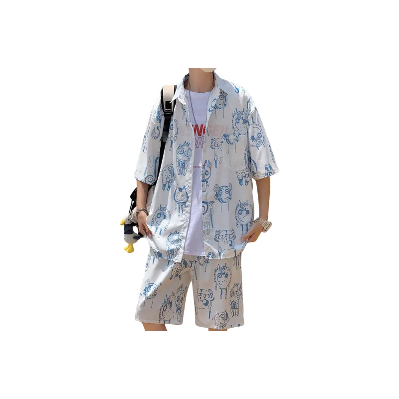 ZWWWZ Shirt Matching Set Unisex-0