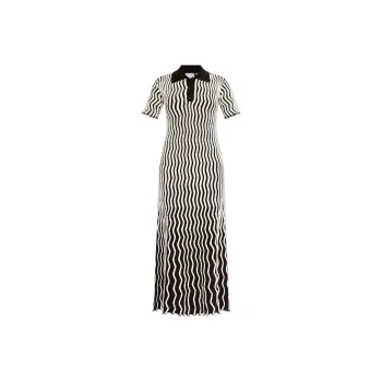 Bottega Veneta Two Toned Midi Dress