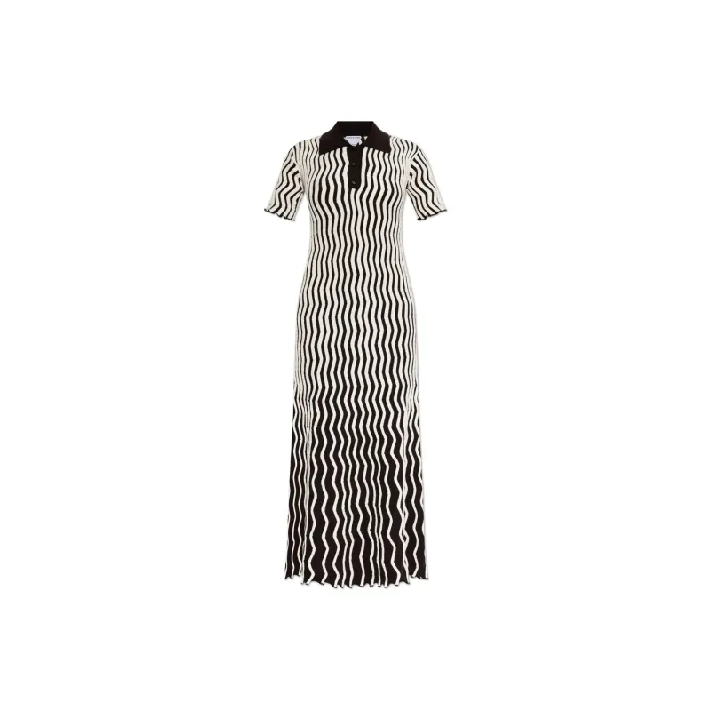 Bottega Veneta Two Toned Midi Dress-0