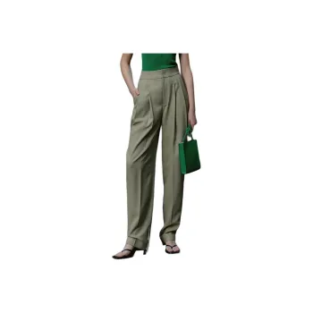Roselingling Casual Pants Women's Lime Green