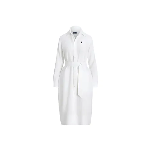 Sportscraft Crowe Polo Belted Oxford Shirtdress