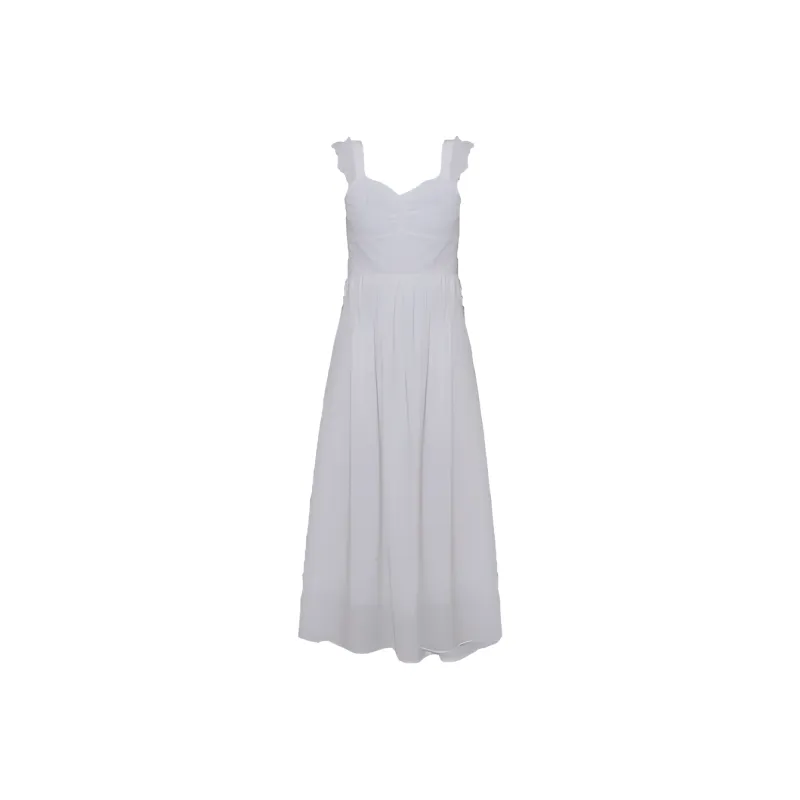 Migu Slip Dresses Women's White-0