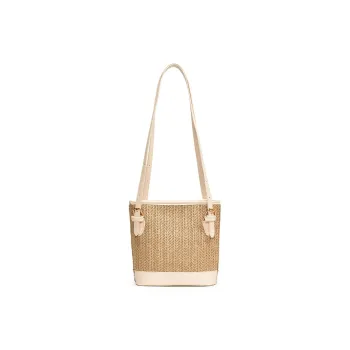 TOUTSEUL YOLO Straw Woven Shoulder Bag Women's Multicolor