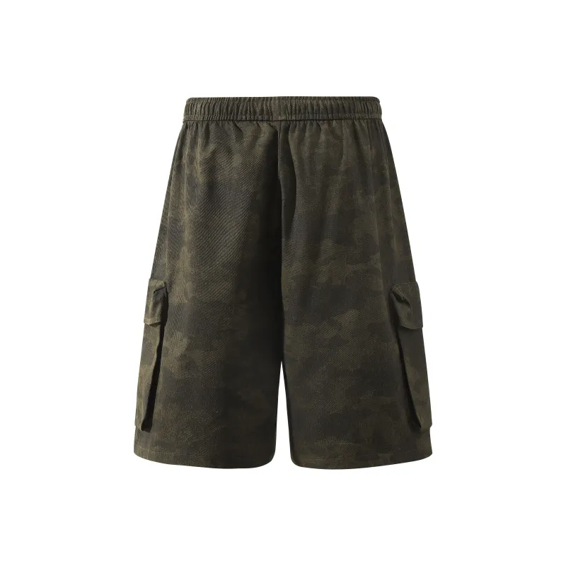 LIVINGTOWN Cargo Shorts Unisex Camouflage-1