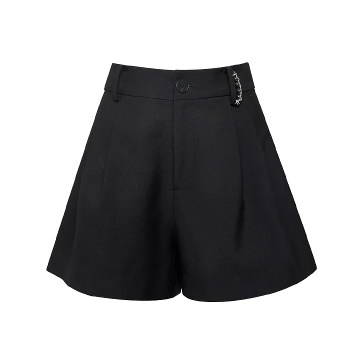 TAMMY TANGS Casual Shorts Women's Black-0