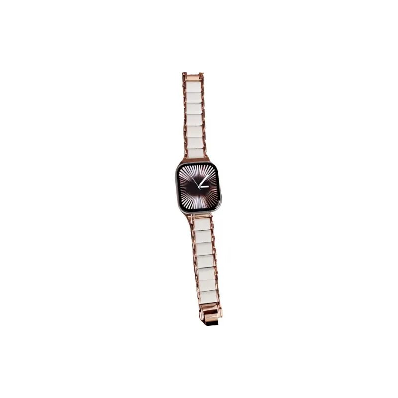 LOVINGCOOL Watch Band Apple Compatibility Imitation Ceramic Material-0