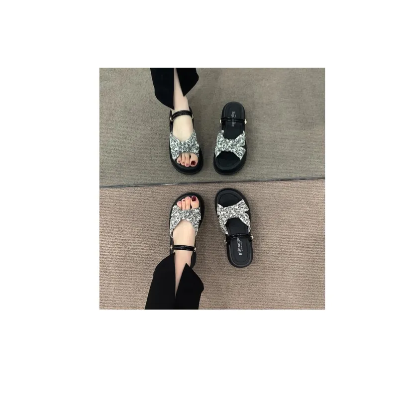 LXVB Rubber Sole Slip Resistant Slide Slippers Women's-1