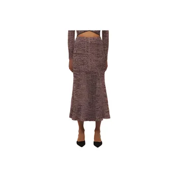 Self portrait Knit Long Skirt Women's