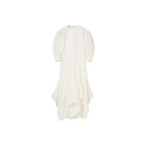 LOEWE Short-Sleeved Dresses Women's White