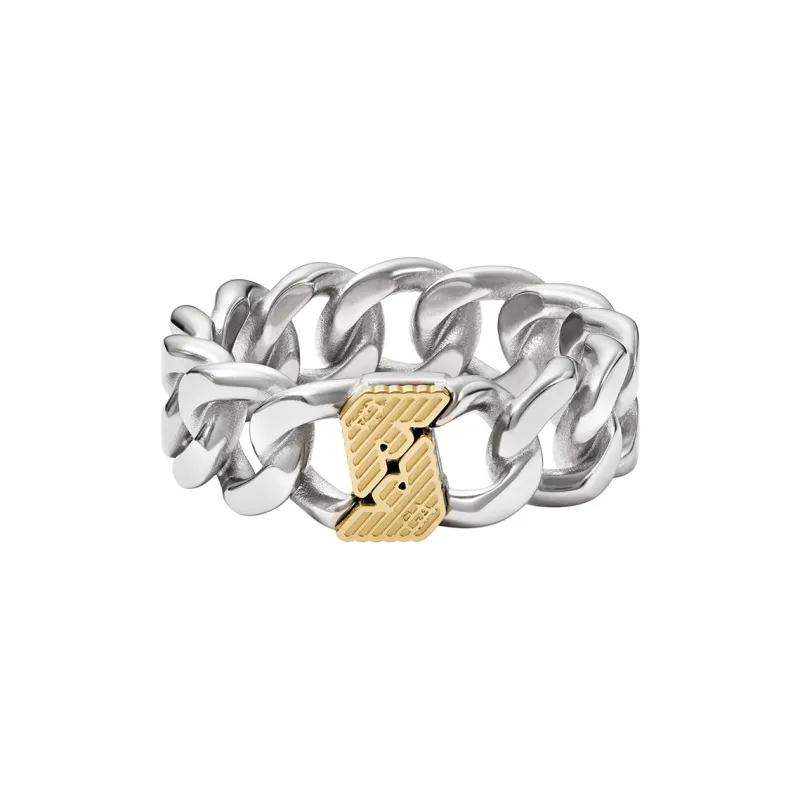 EMPORIO ARMANI Stainless Steel Rings Men's Silver-2