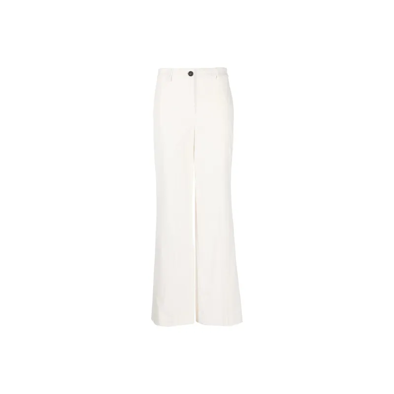 Lorena Antoniazzi Corduroy High waist Wide leg Trousers-0