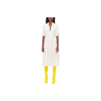 Bottega Veneta Rolled Up Sleeved Dress