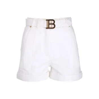 BALMAIN Jacquard Monogram Shorts